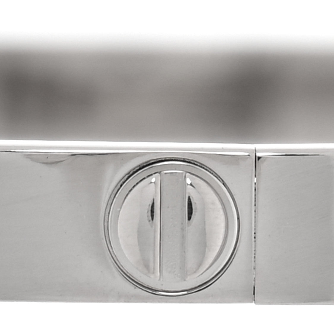Cartier 18K White Gold Small LOVE Bracelet 18 5 of 7