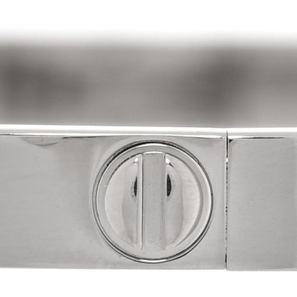 Cartier 18K White Gold Small LOVE Bracelet 18 5 of 7