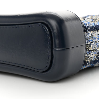 Chanel Tweed Calfskin Medium Gabrielle Hobo Blue Blue 10 of 11