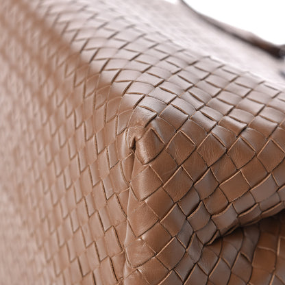 Bottega Veneta Nappa Intrecciato Medium Roma Tote Brown Taupe 12 of 13