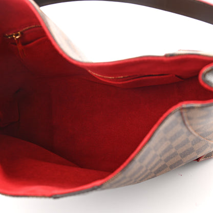 Louis Vuitton Damier Ebene Caissa Hobo Cherry 5 of 11