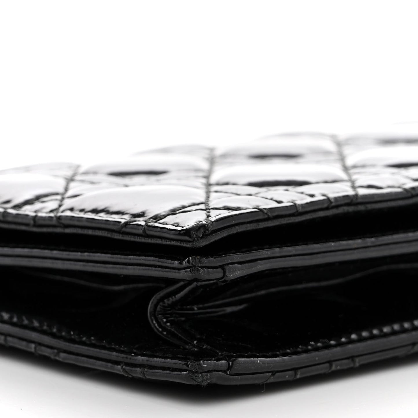 Patent Cannage Lady Dior Convertible Clutch Black