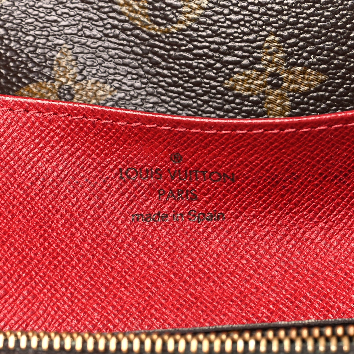 Louis Vuitton Monogram Emilie Wallet Fuchsia 6 of 7