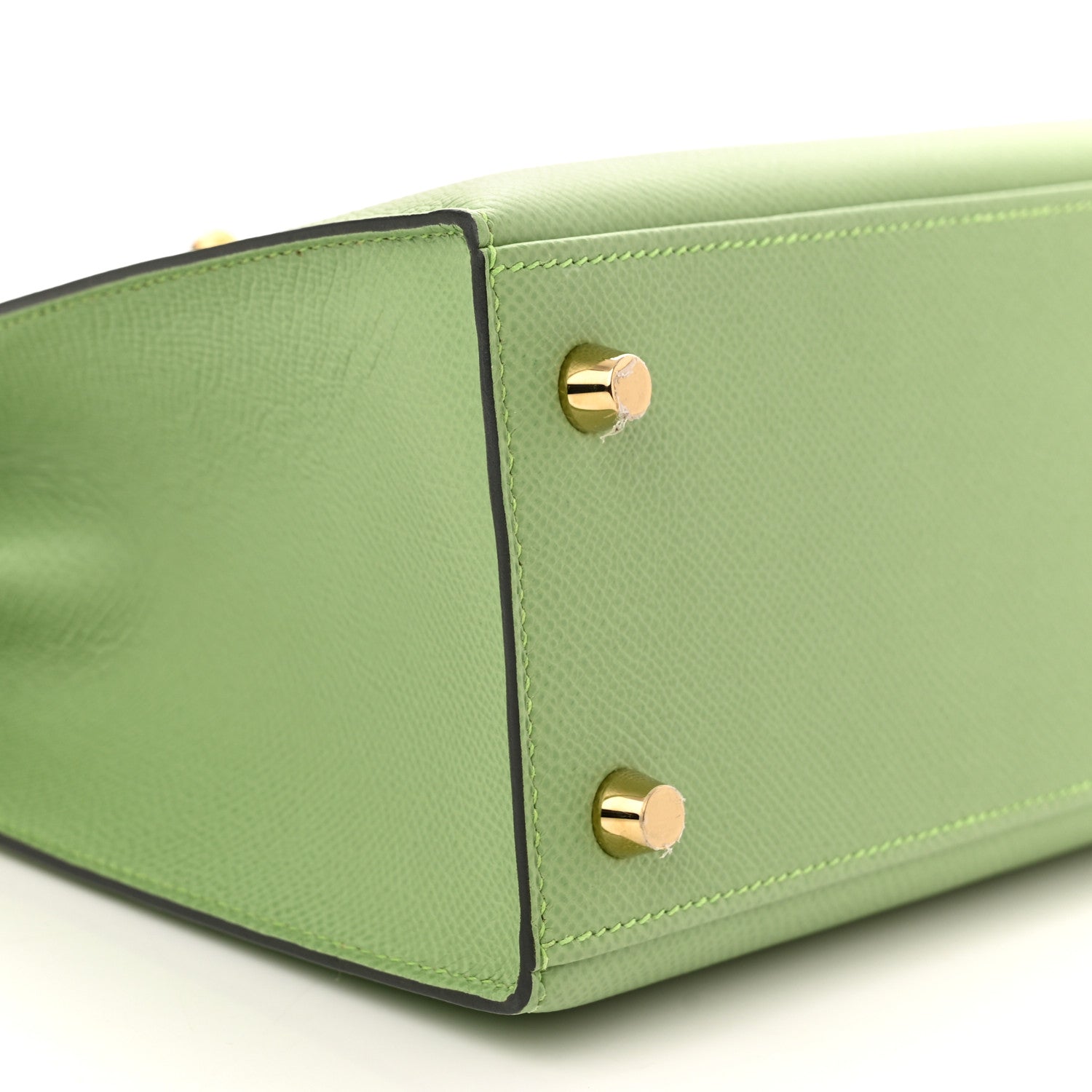 Hermes Epsom Kelly Sellier 25 Vert Criquet 9 of 11