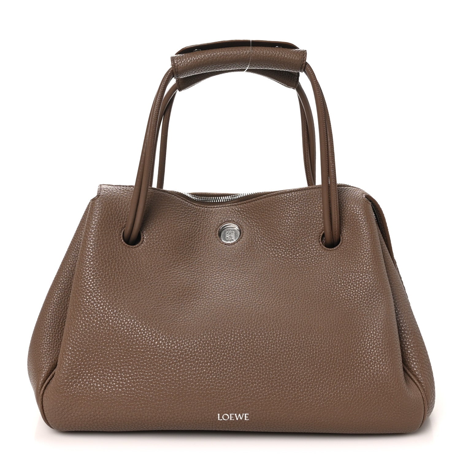 Loewe Supple Grained Calfskin Large Madrid Bag  Taupe 1 of 9