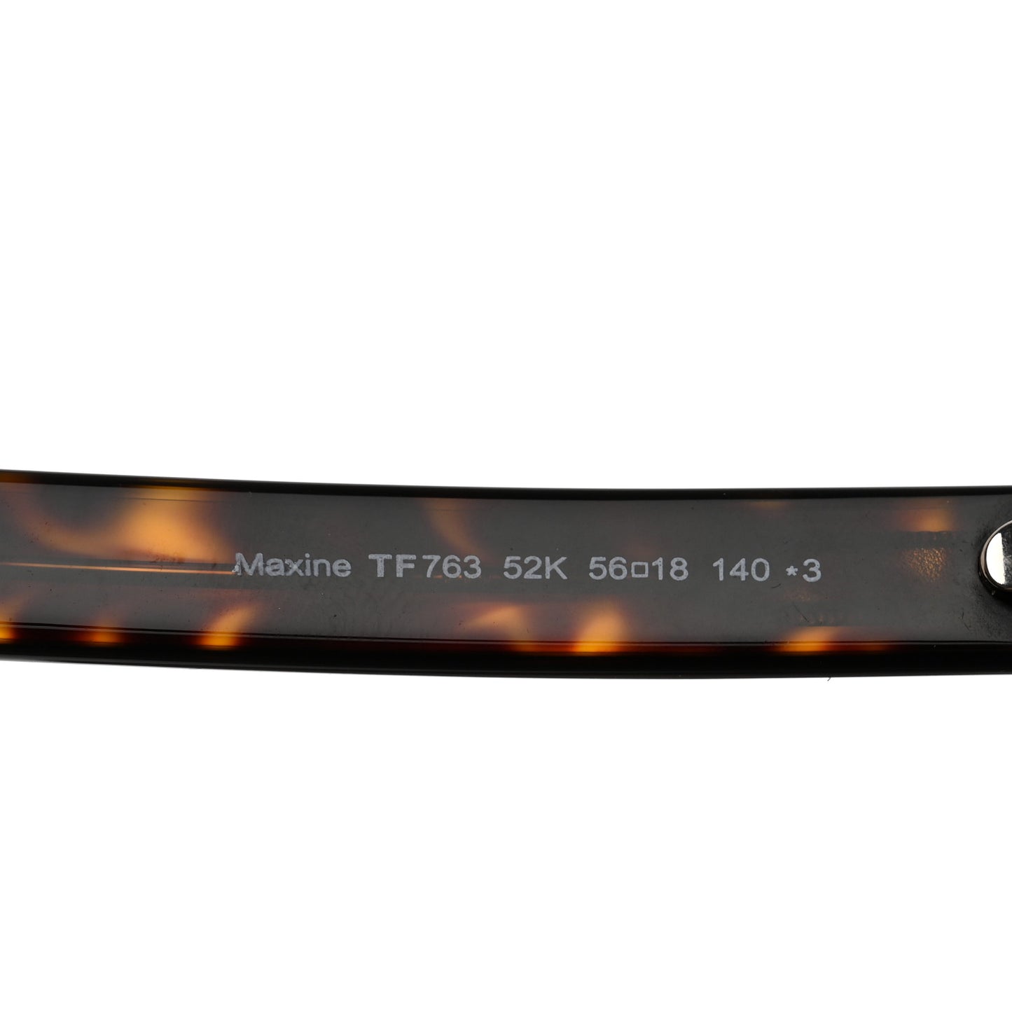 Maxine Round Sunglasses TF763 Tortoise