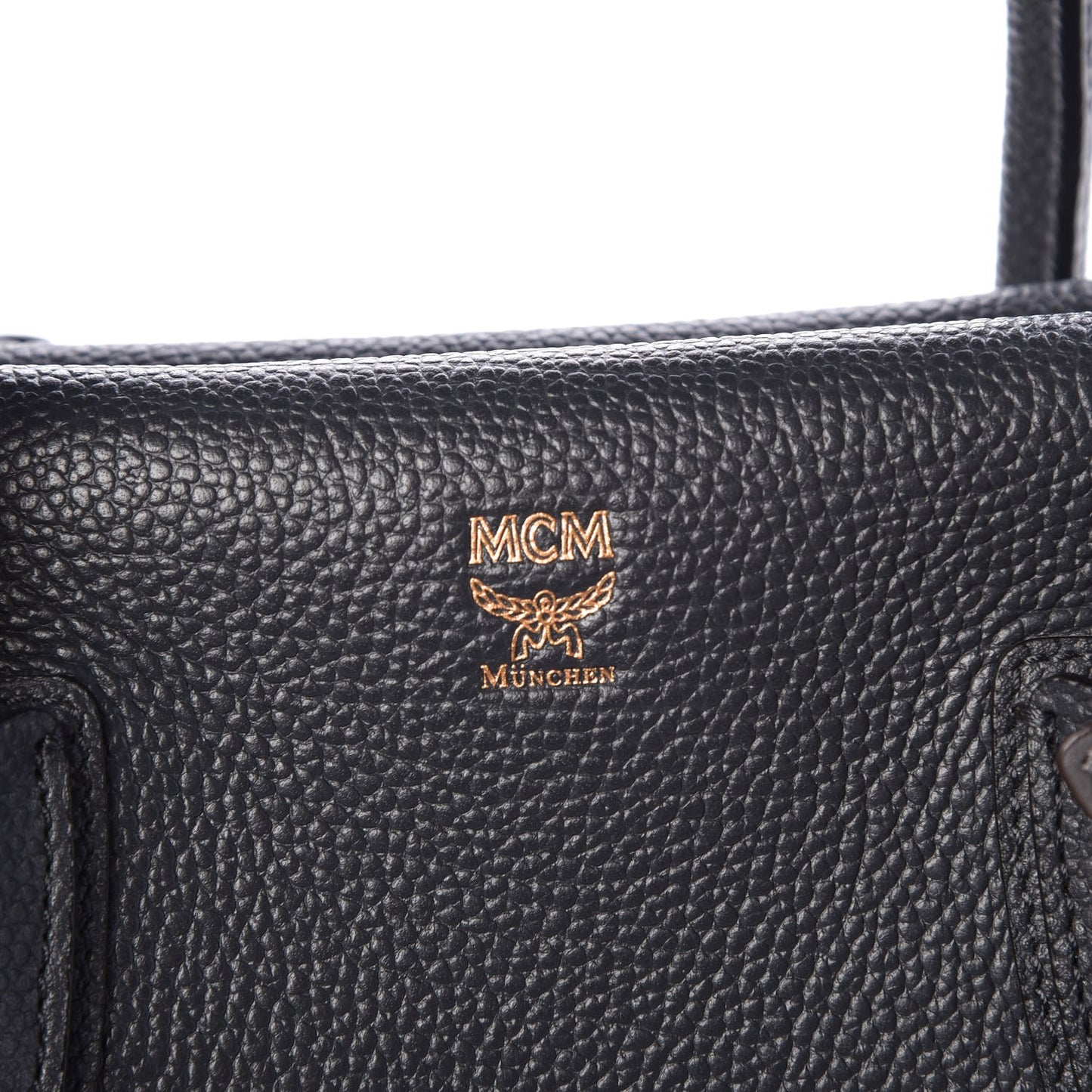 Grained Calfskin Large Milla Tote Phantom Grey