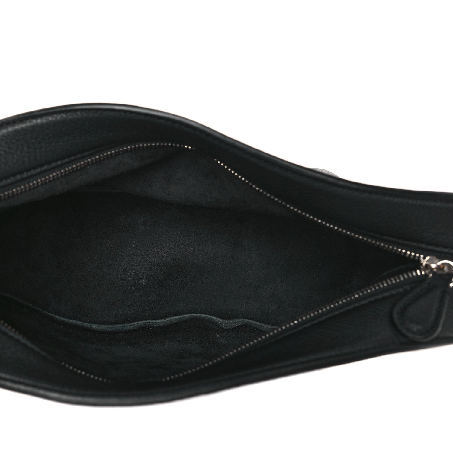 The Row Grained Calfskin Small Slouchy Banana Bag Black 5 of 7