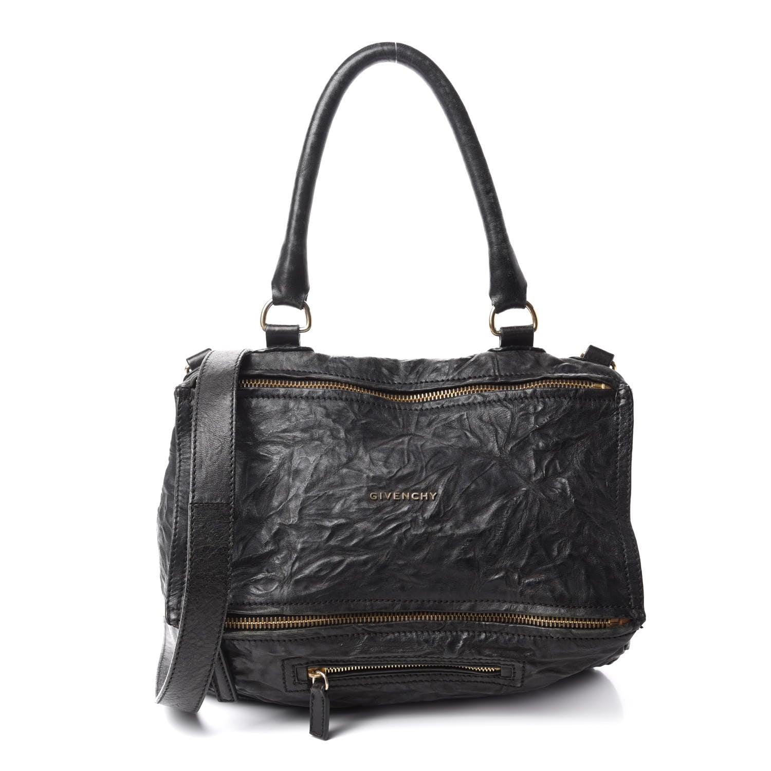 Givenchy Tumbled Sheepskin Medium Pandora Black 1 of 9