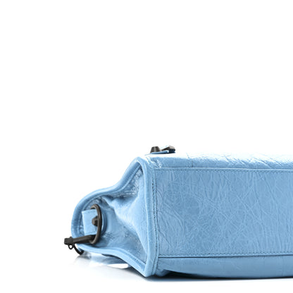 Balenciaga Agneau Arena Classic Hardware Small Le City Bleu Cyan 9 of 11