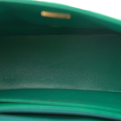 Chanel Lambskin Quilted Mini Square Flap Green 4 of 10