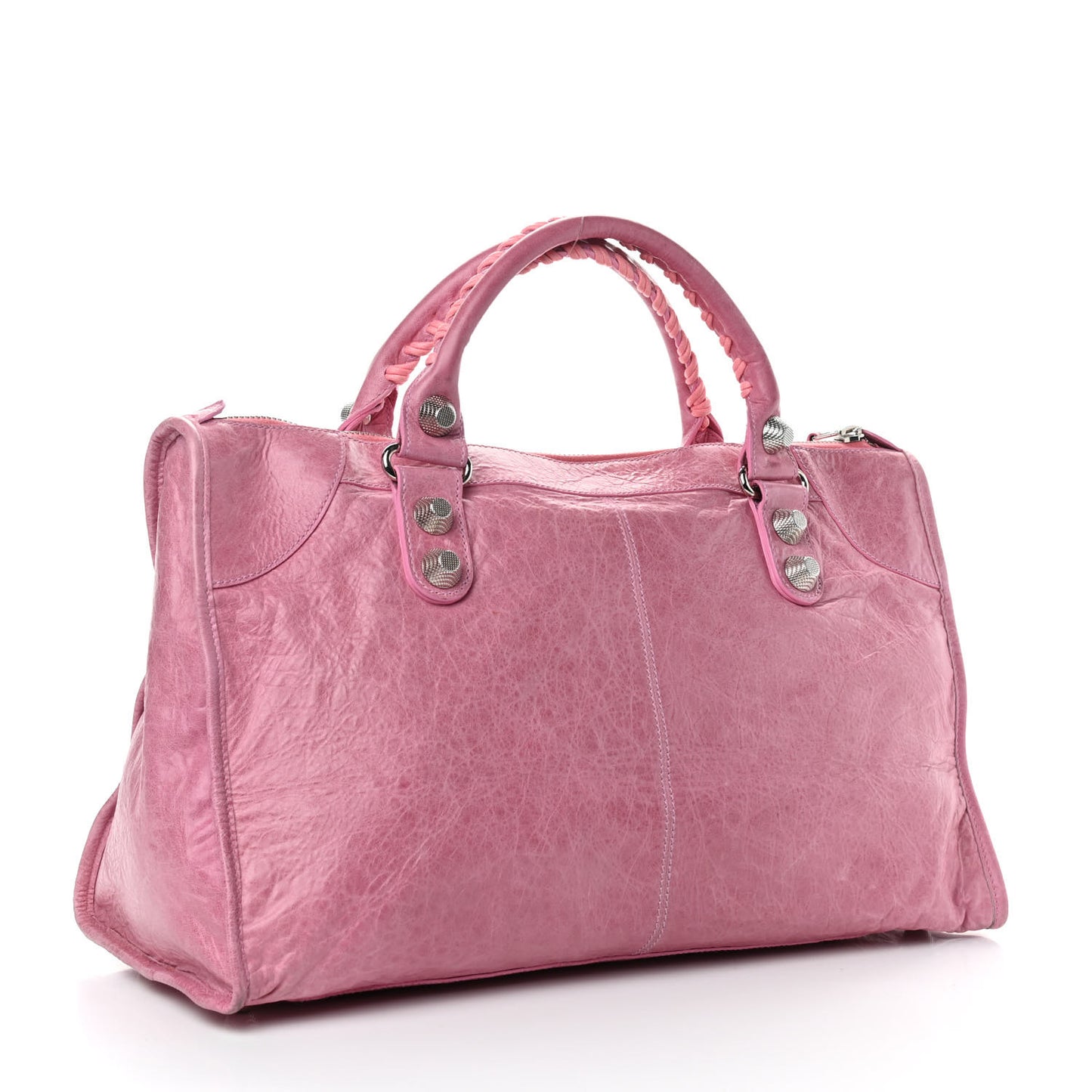 Agneau Giant 21 Silver Hardware Work Bubblegum