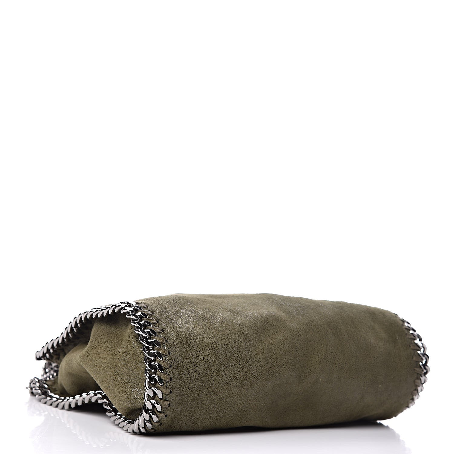 Stella McCartney Shaggy Deer Mini Falabella Fold Over Tote Olive 5 of 10