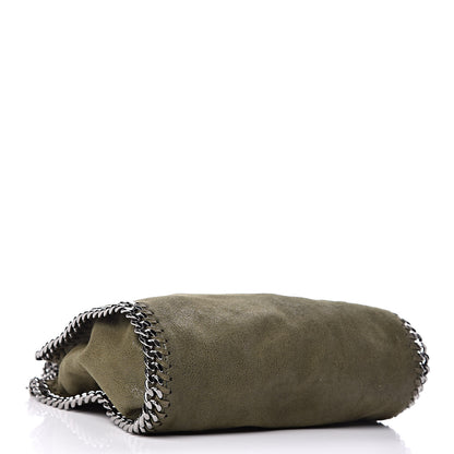 Stella McCartney Shaggy Deer Mini Falabella Fold Over Tote Olive 5 of 10