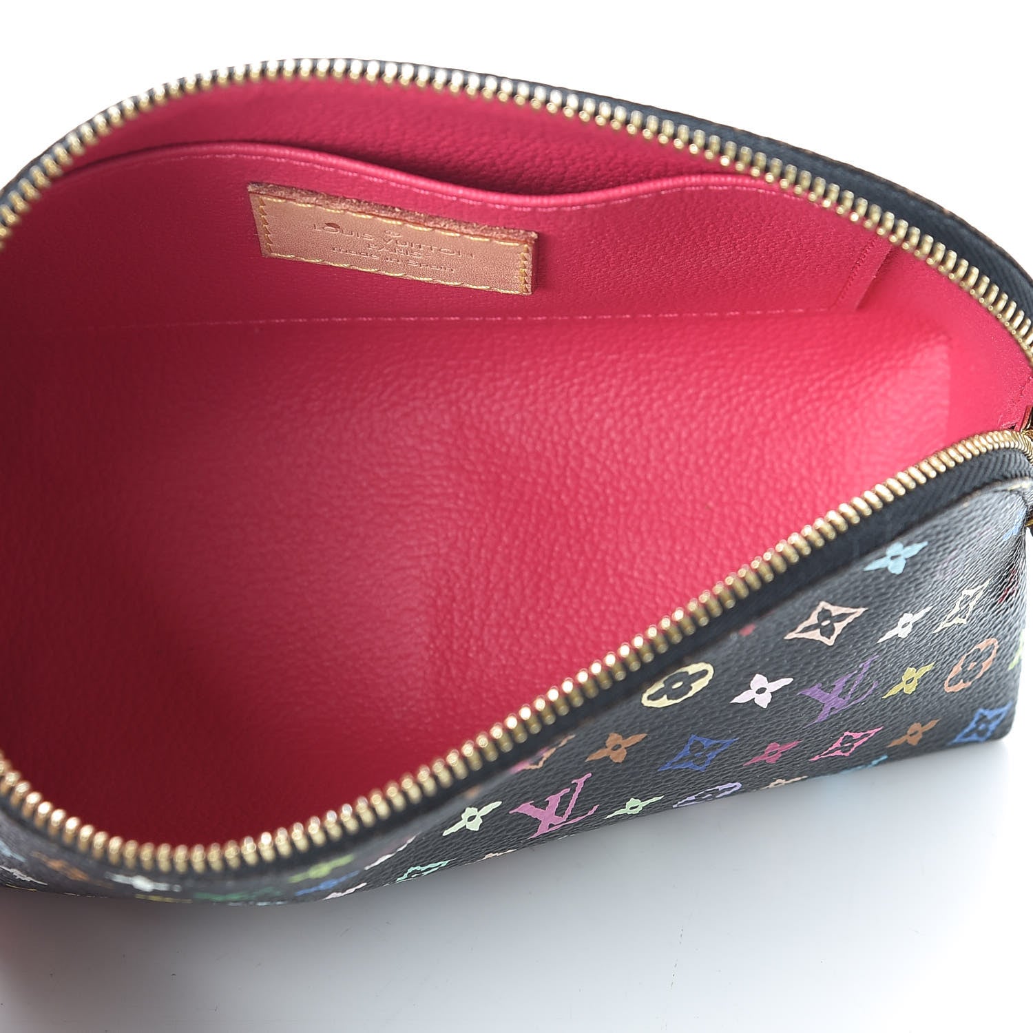 Louis Vuitton Monogram Multicolor Cosmetic Pouch Black Grenade 5 of 6