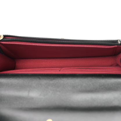 Chanel Lambskin Quilted Chanel 19 Wallet On Chain WOC Black 5 of 11