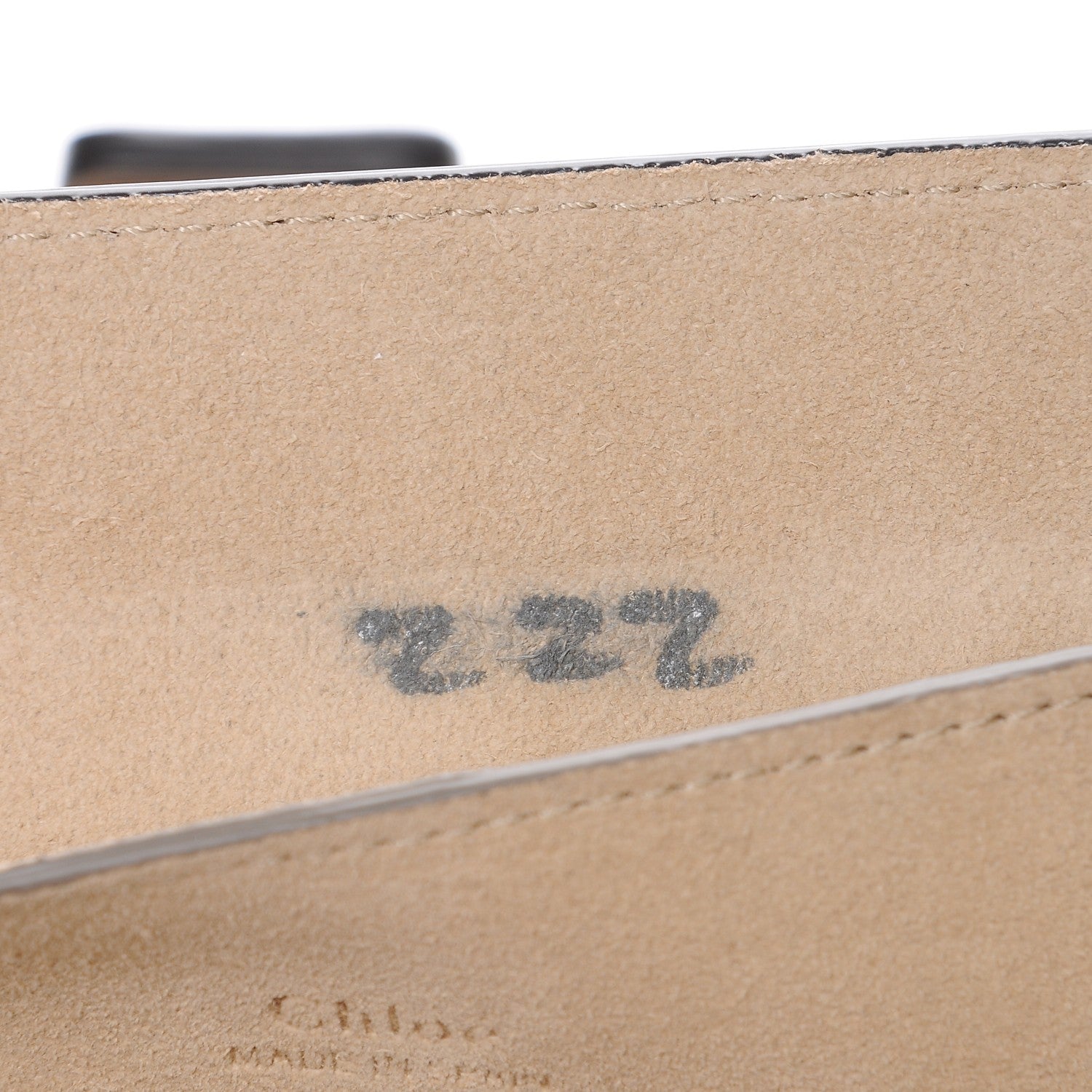 Chloe Suede Calfskin Faye Clutch Motty Grey 8 of 9