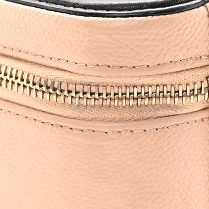 Chanel Caviar Quilted Medium CC Filigree Vanity Case Beige Black 15 of 19