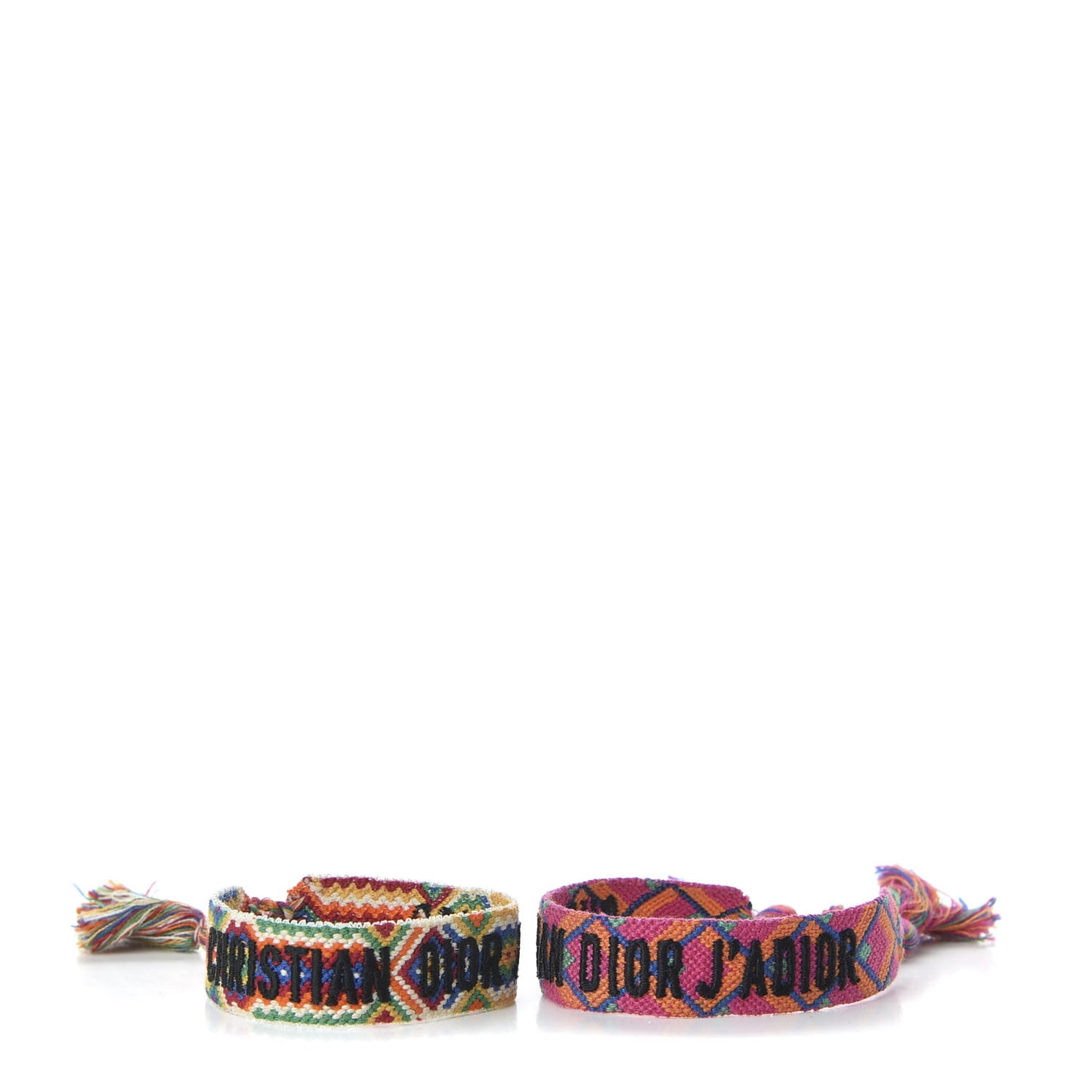 Woven Cotton J'Adior Friendship Bracelet Set Multicolor
