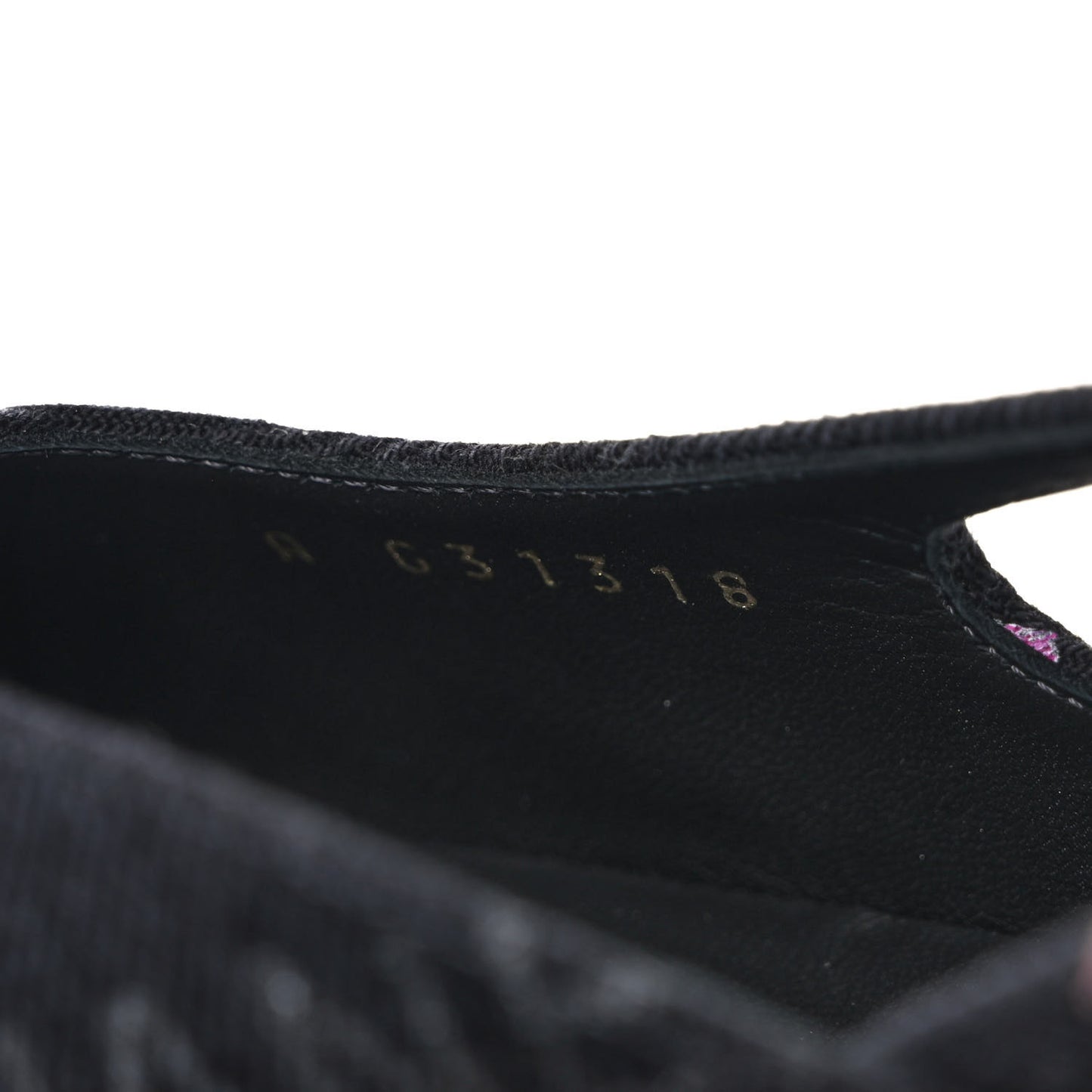 Denim Cap Toe Denim Mood Slingback Pumps 37 Black Multicolor