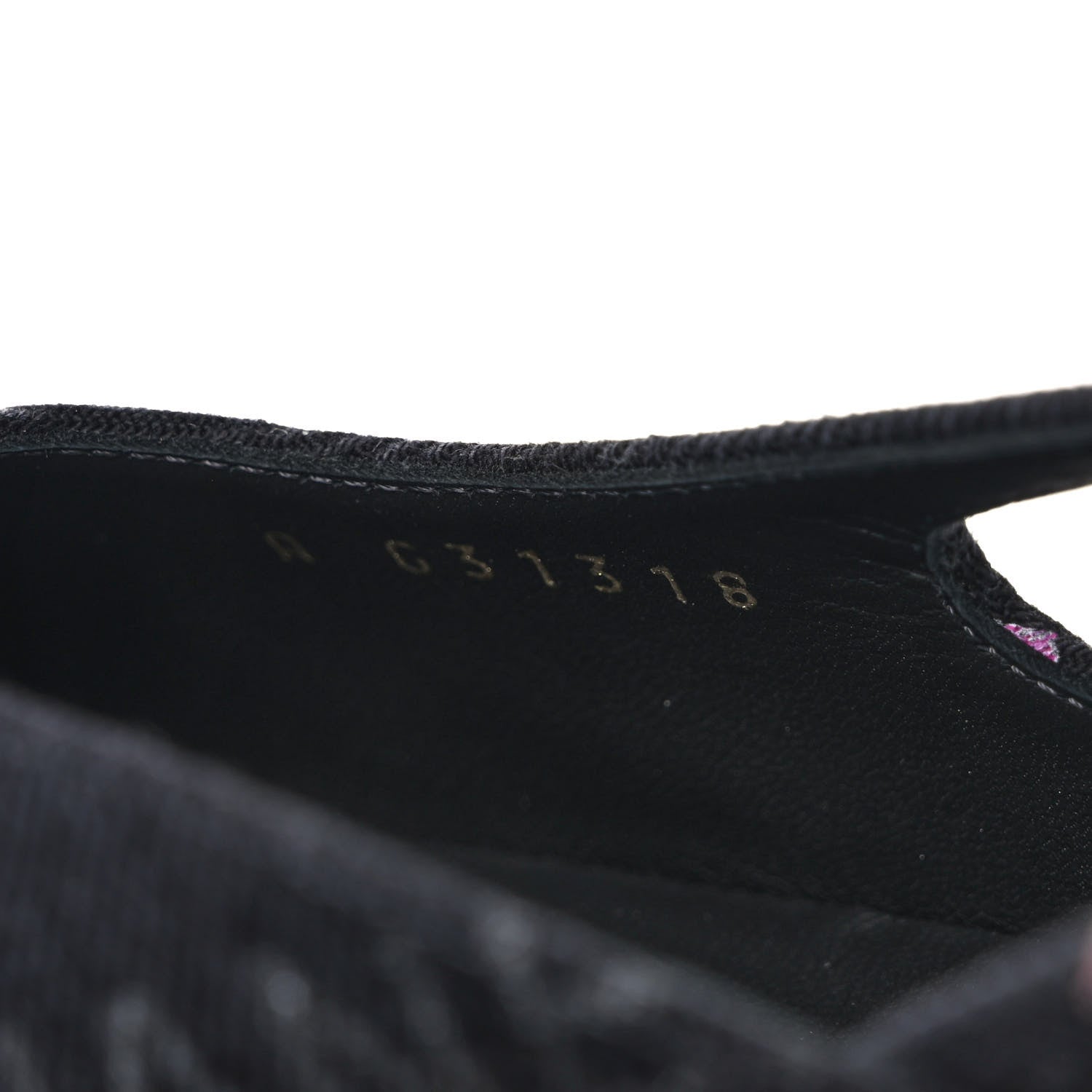 Chanel Denim Cap Toe Denim Mood Slingback Pumps 37 Black Multicolor 8 of 9