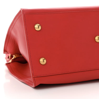 Saint Laurent Calfskin Small Classic Y Cabas Red 9 of 11
