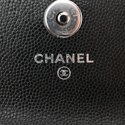 Chanel Caviar Quilted My Everything Belt Flap Card Holder Black 6 of 11