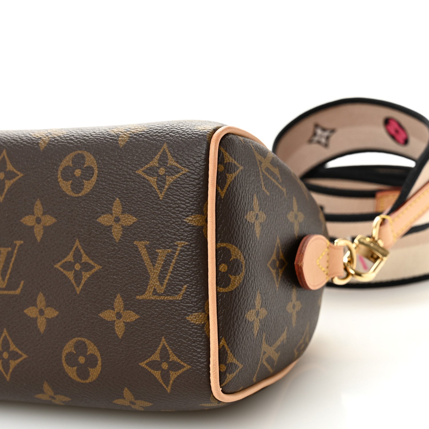 Louis Vuitton Monogram Speedy Bandouliere 20 Black 9 of 9