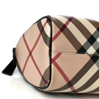 Burberry Nova Check Small Chester Bowling Bag Black 7 of 11