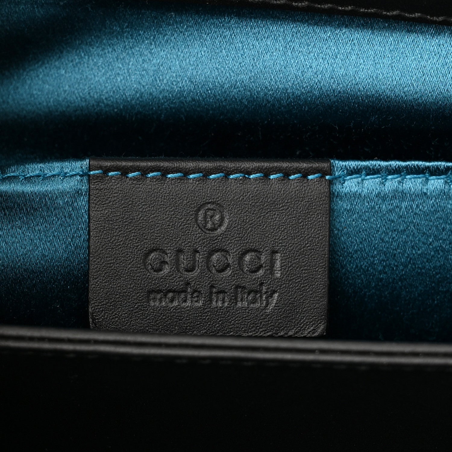 Gucci Suede Patent GG Web Small Ophidia Chain Shoulder Bag Black 6 of 10