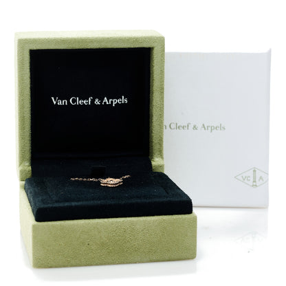 Van Cleef & Arpels 18K Rose Gold Sweet Alhambra Pendant Necklace 7 of 7