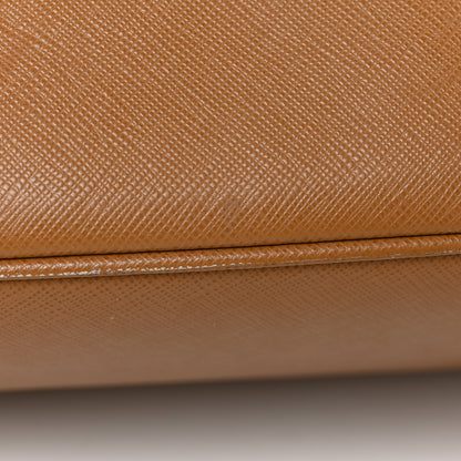 Prada Saffiano Large Galleria Double Zip Tote Caramel 30 of 32
