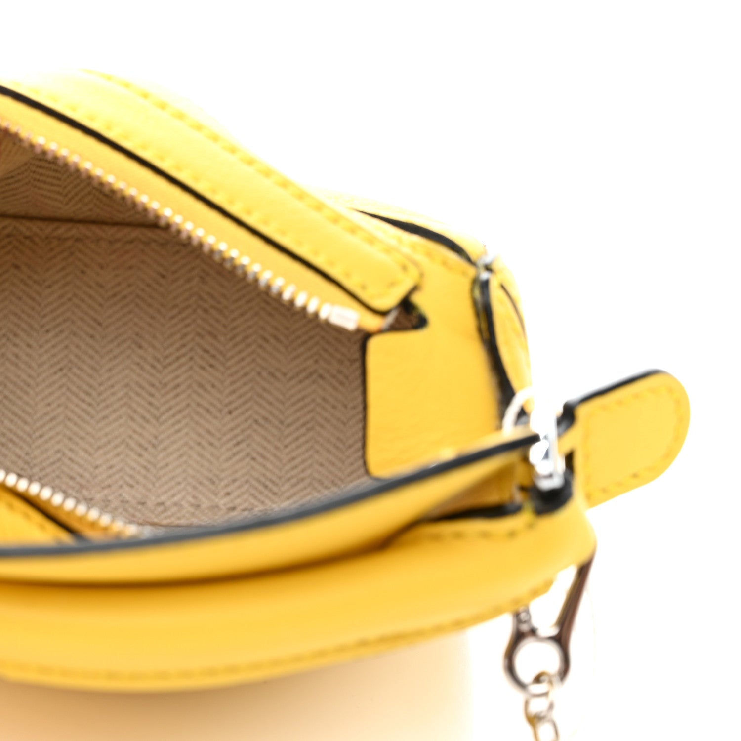 Loewe Calfskin Nano Puzzle Bag Yellow 5 of 8