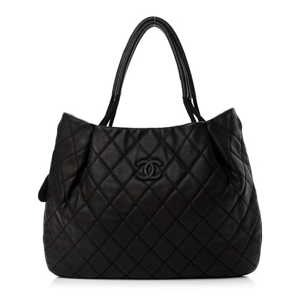 Chanel Quilted Soho Expandable Zip Shoulder Bag Black 1 of 10