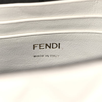 Fendi Nappa FF 1974 Embossed Mini Baguette White 6 of 10