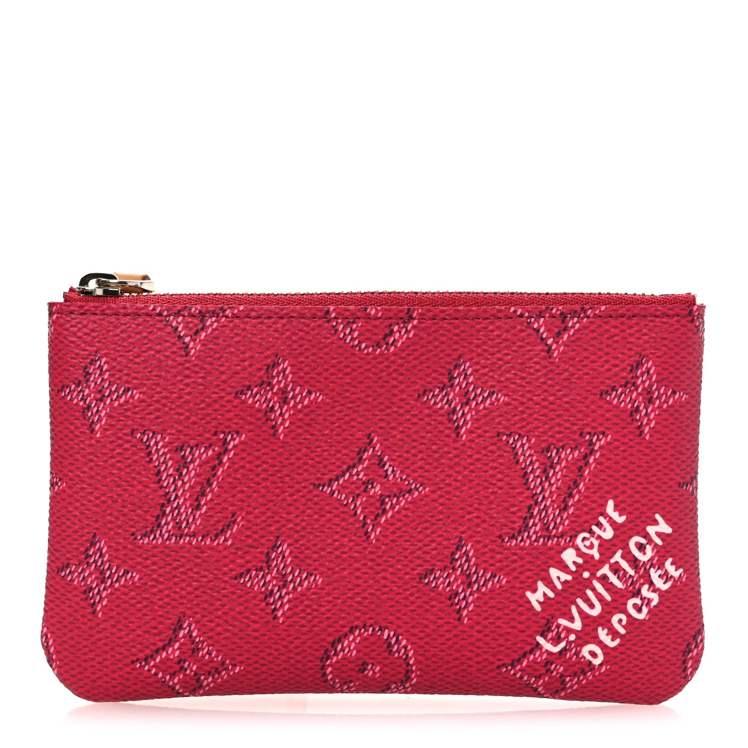 Louis Vuitton Monogram Heritage Key Pouch S Pondicherry Pink 1 of 8