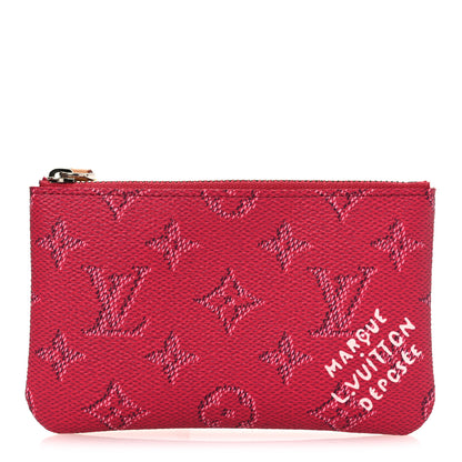 Louis Vuitton Monogram Heritage Key Pouch S Pondicherry Pink 1 of 8