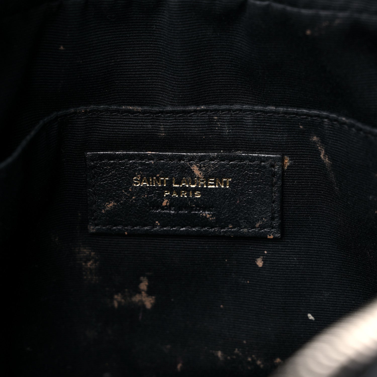 Saint Laurent Calfskin Matelasse Monogram Lou Camera Bag Black 6 of 18