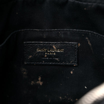 Saint Laurent Calfskin Matelasse Monogram Lou Camera Bag Black 6 of 18