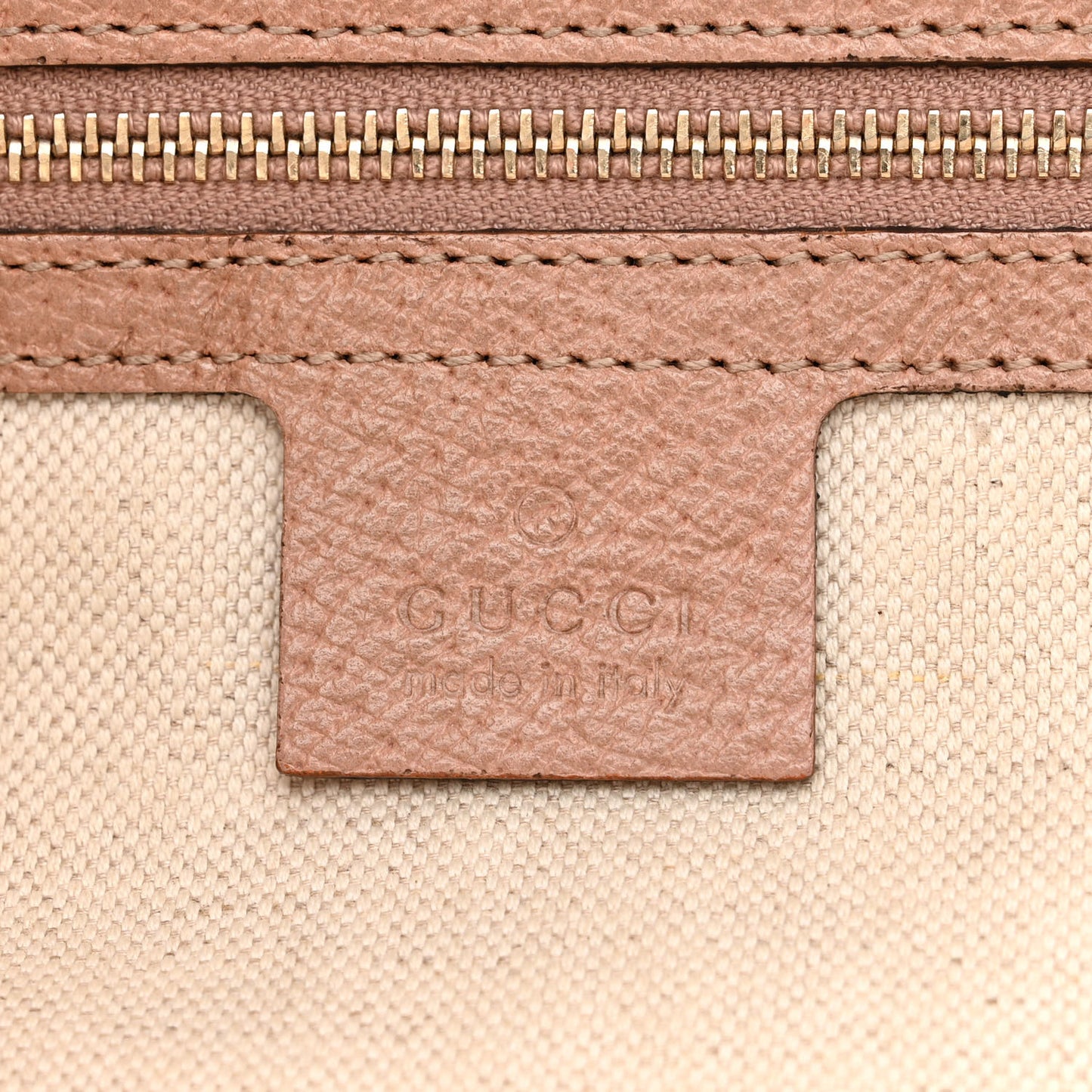Monogram Large Bree Foldover Tote Beige Soft Pink