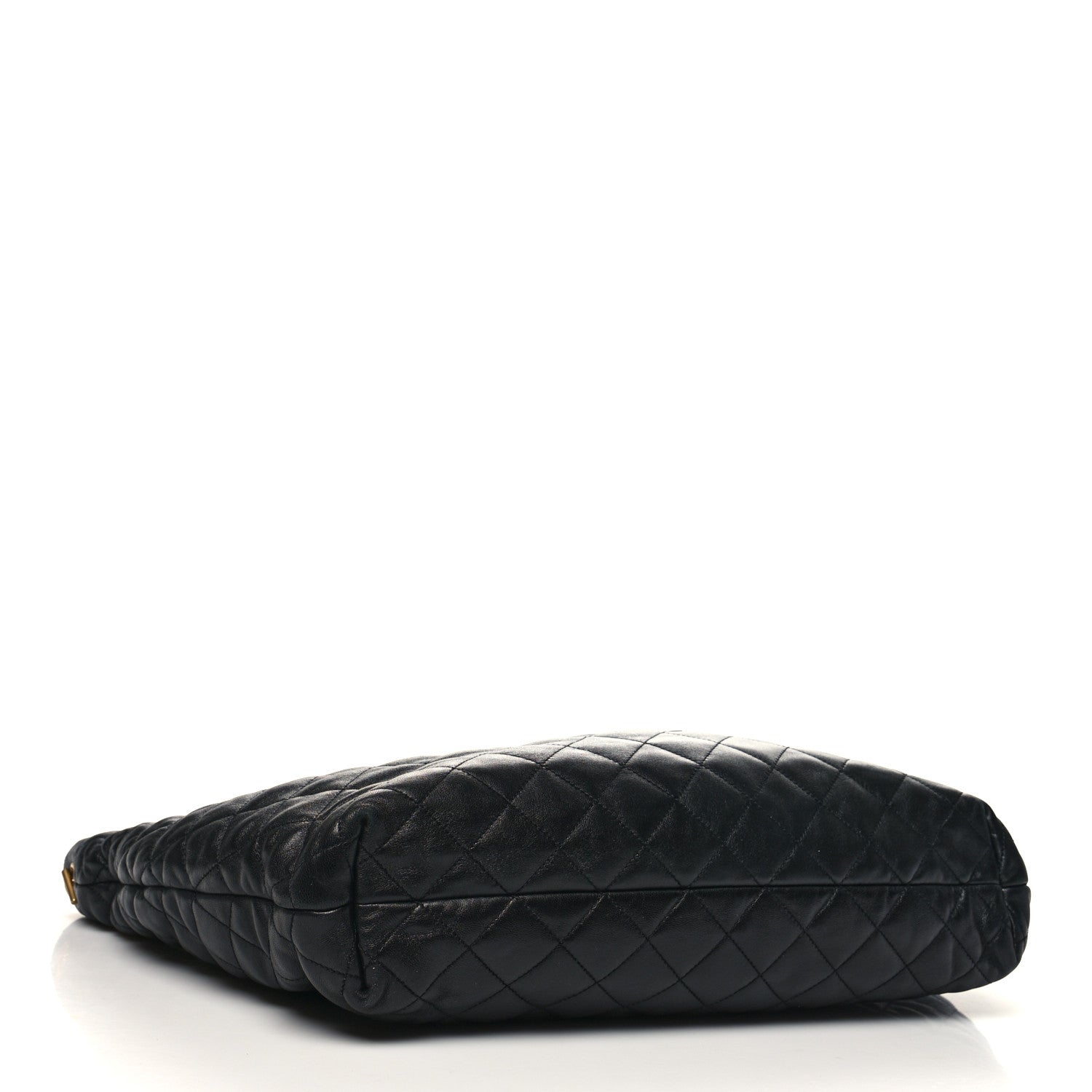 Saint Laurent Lambskin Quilted Maxi Icare Shopping Tote Black 5 of 13