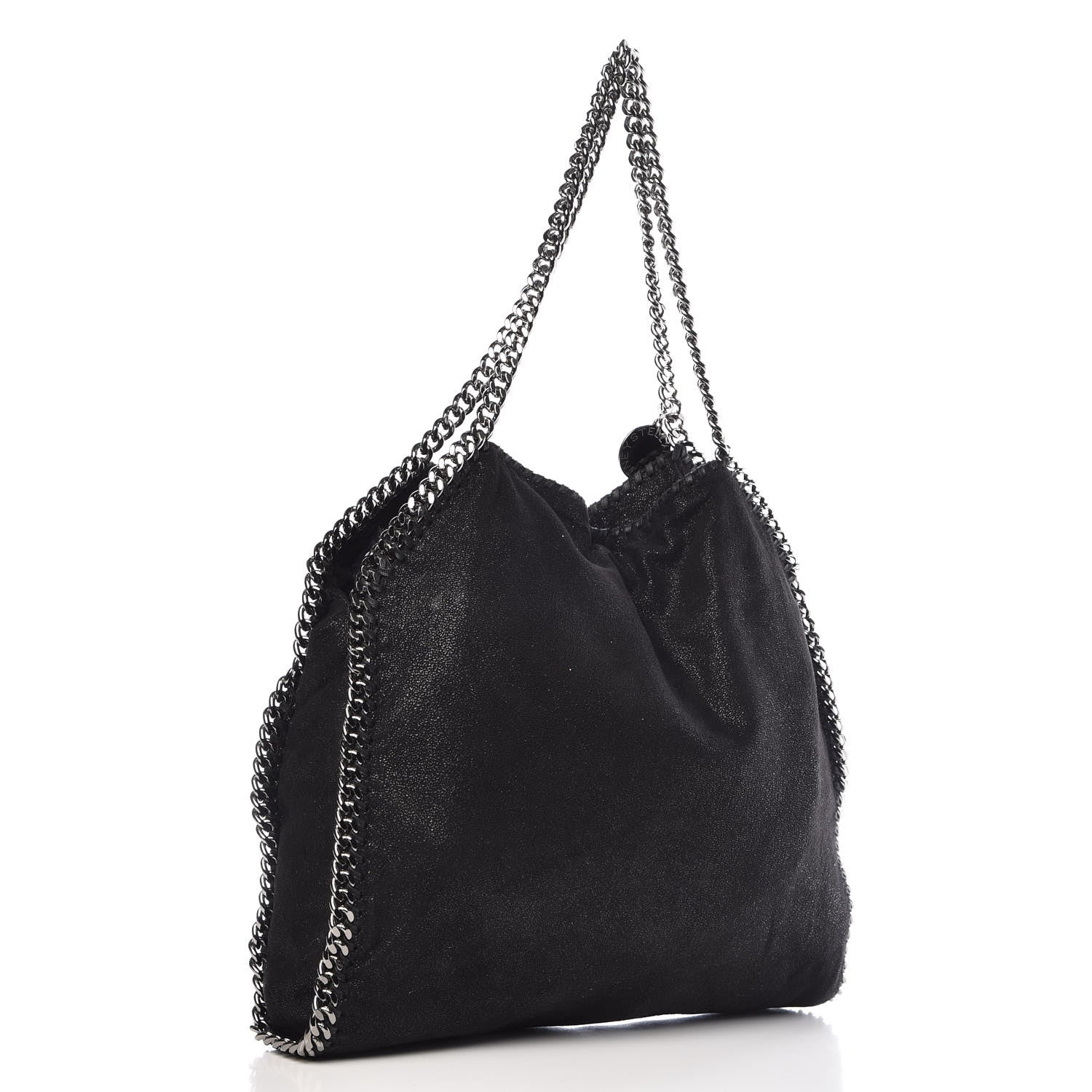 Stella McCartney Shaggy Deer Small Falabella Tote Black 3 of 11