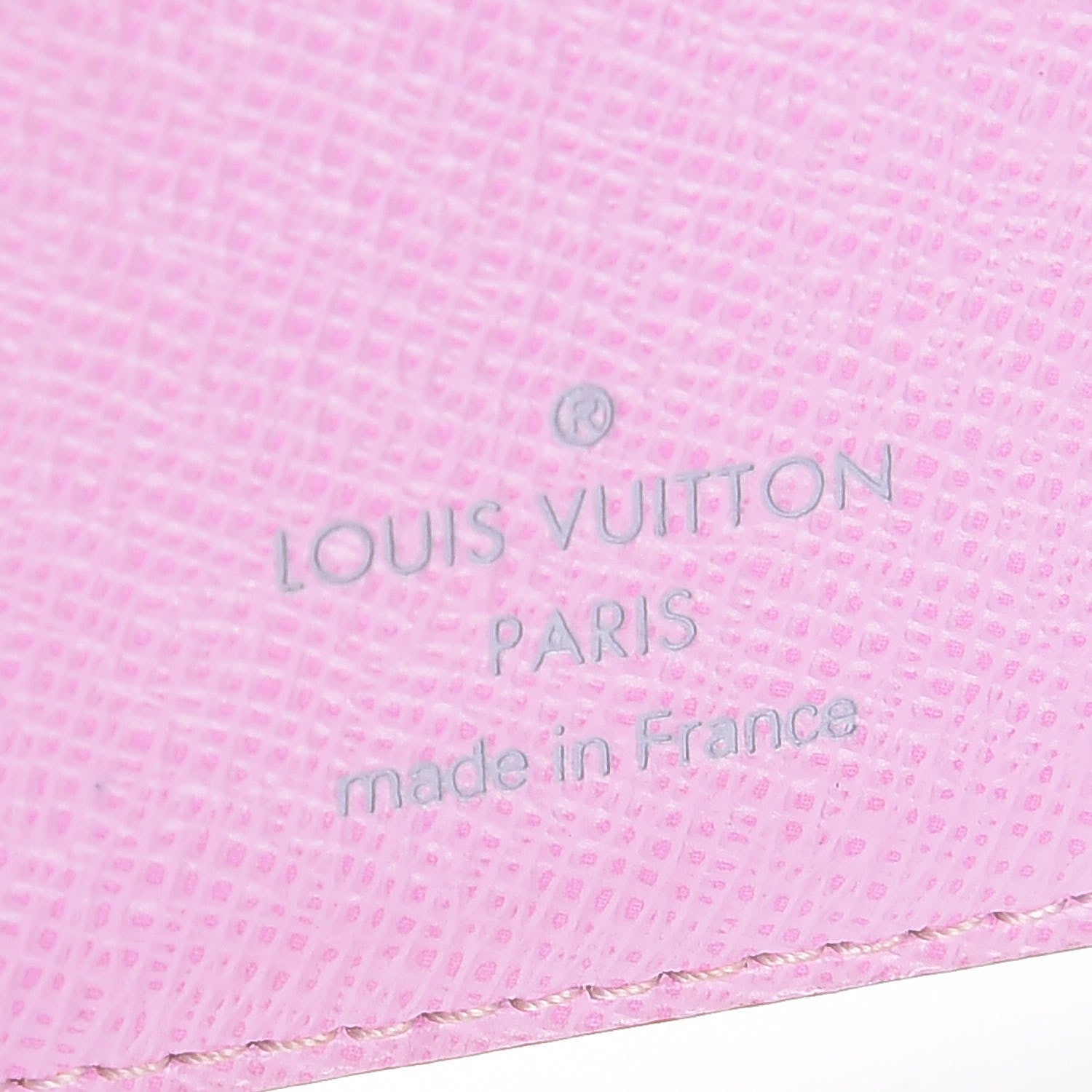 Louis Vuitton Monogram Multicolor Joey Wallet White Litchi 6 of 12