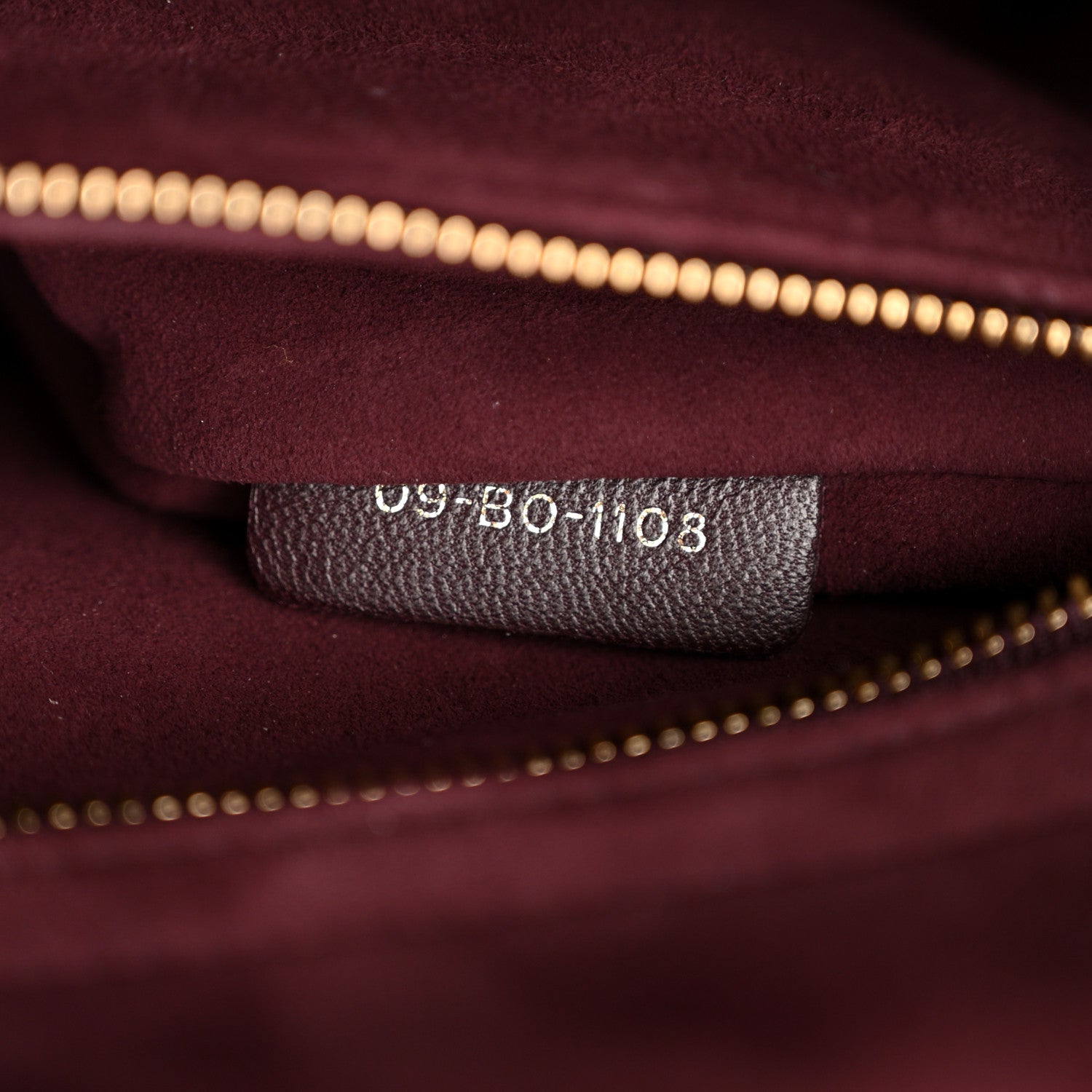 Christian Dior Lambskin Cannage Large Lady Dior Burgundy 7 of 13