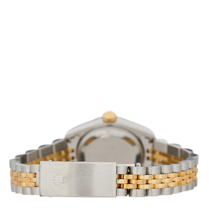 Rolex Stainless Steel 18K Yellow Gold Diamond 26mm Oyster Perpetual Datejust Watch Champagne 79173 3 of 4