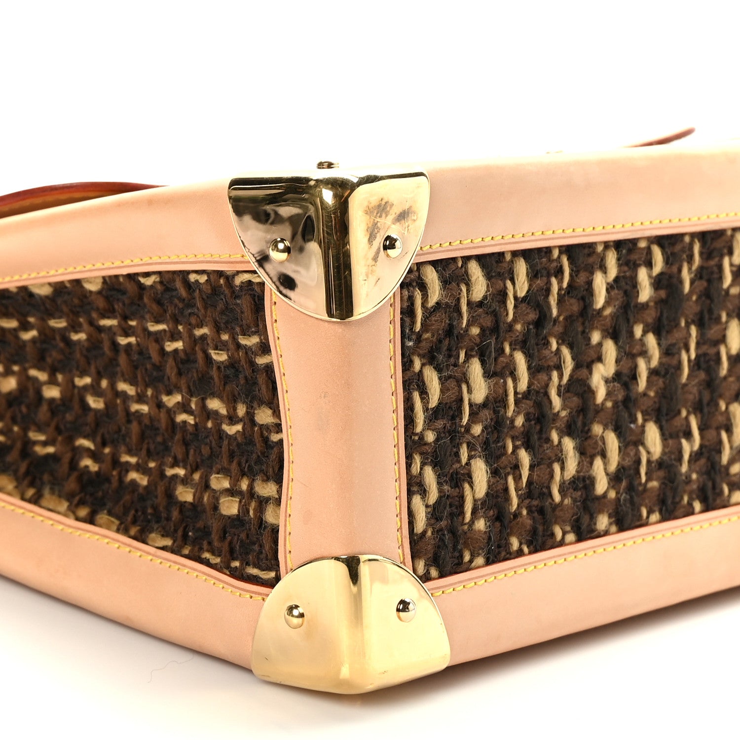 Louis Vuitton Monogram Ambre Tweedy Zip GM 7 of 8