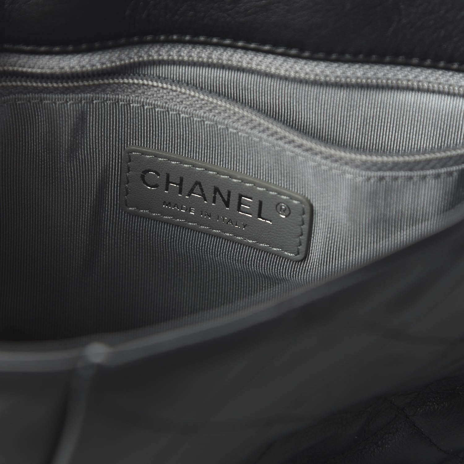 Chanel Calfskin Coco Pleats Messenger Flap Black 8 of 11