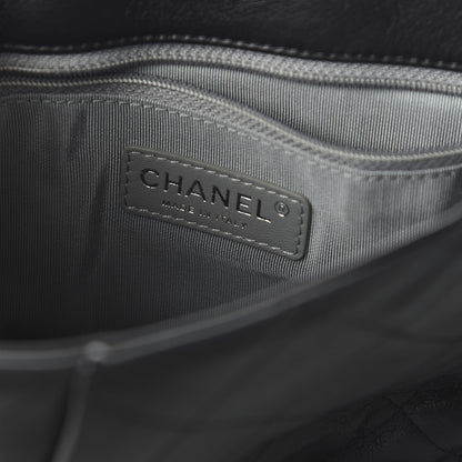 Chanel Calfskin Coco Pleats Messenger Flap Black 8 of 11
