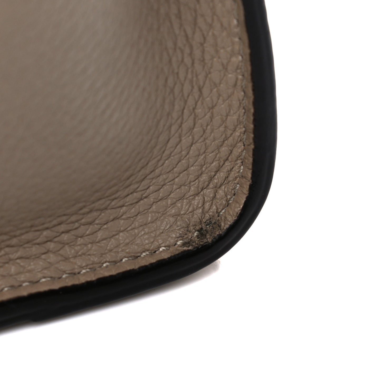 Drummed Calfskin Nano Luggage Dune