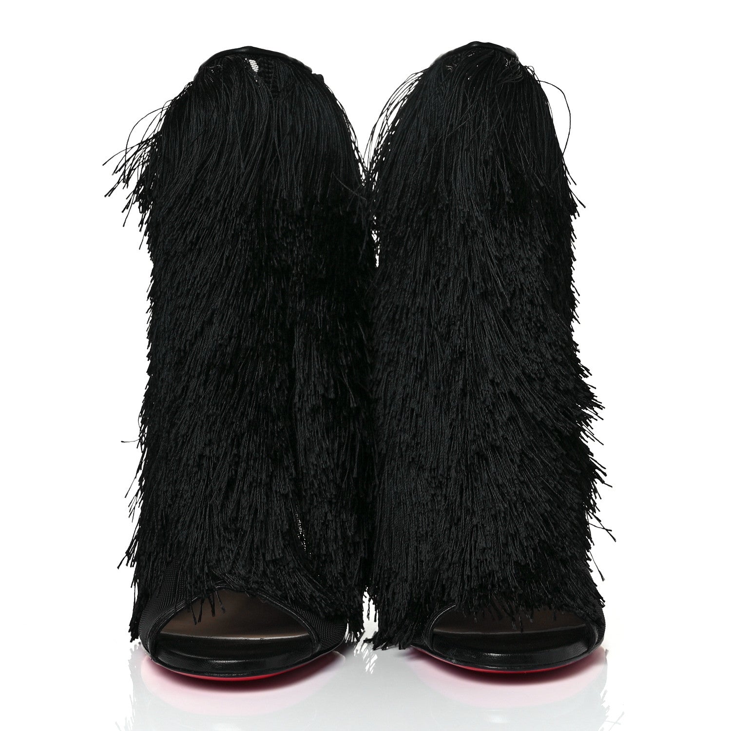 Christian Louboutin Rete Nappa Zaza Twist 100 Booties 38.5 Black 2 of 7